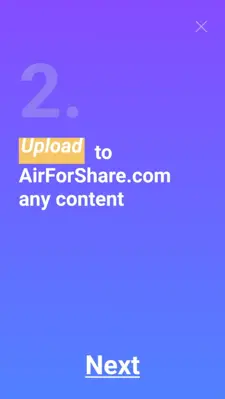 AirForShare android App screenshot 1